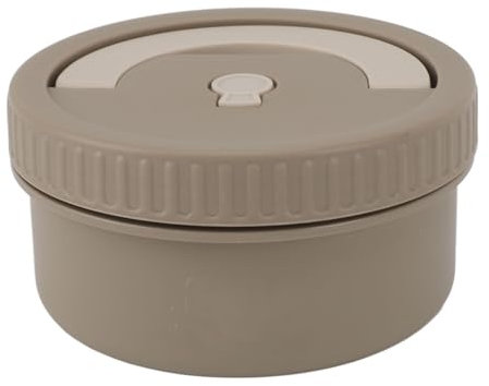 Lunch box inox 316​​, ​​Boîte à Bento​​ micro-ondable couche unique avec couvercle, ​​boite repas​​ isotherme avec couverts pour bureau pique-nique voyage salle de sport maison （Café noir）