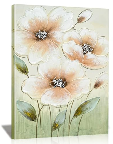 Generisch Minimalistisches nordisches Ölgemälde, Wanddekoration, zeitgenössische abstrakte Textur, Leinwand-Kunstwerk für Flur, Lounge und Schlafzimmer