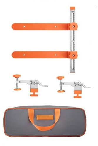 Precision Drawer Slide Installation Jig with Toggle Clamp - 2025 New Cabinet Hardware Kit Easy Locator & Punch Tool for Perfect Drawer Alignment & Setup