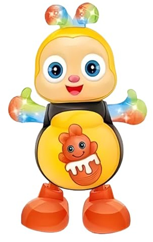 Giocattolo Delle | Ape Oscillante Di Musica Leggera | Dancing Happy BeeS Figura Giocattolo,Giocattoli Educativi Animali Cantanti Interattivi Con E Musica Per Bambini 3 Anni In Su