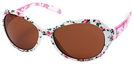 Kiddus Lunettes de soleil POLARISÉES pour fille, garçon, enfant, ados. A partir de 6 ans. UV400 Protection 100% UVA et UVB. Verres résistants aux chocs. Beaux designs,,Rose