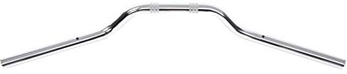 Gorgeri 22mm Stahl Motorrad Tracker Lenker Drag Bar Ersatzteil (Chrom)