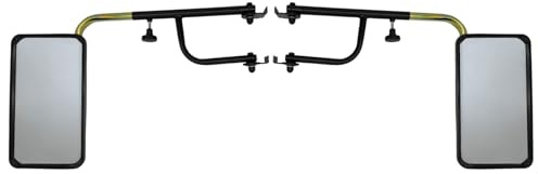 2 specchietti retrovisori esterni 305 x 170 ø14 – 18 trattore camion escavatore con specchio braccio