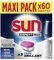 SUN - pastilles lave-vaisselle Tout en 1 Expert Plus - 60 tablettes - brillance - nettoyage en profondeur - 3x plus brillant que les détergents classiques - Fabriqué en France