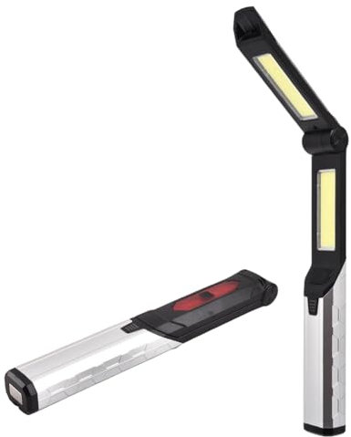 DASIAUTOEM Wiederaufladbare LED Arbeitsleuchte, Arbeitsleuchte, Werkstattlampe, Akku Arbeitsleuchte, Für Autoreparatur Inspektion Werkstatt Notfall Camping Taschenlampe mit Magnet und Haken