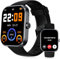 Smlper Smart Watch for Men Women,1.91 HD Smart Watches Answer/Make Calls,Fitness Watch with Heart Rate Sleep Monitor,110+Sports,Step Counter Activity Trackers,Smartwatches for Android IOS (Black)