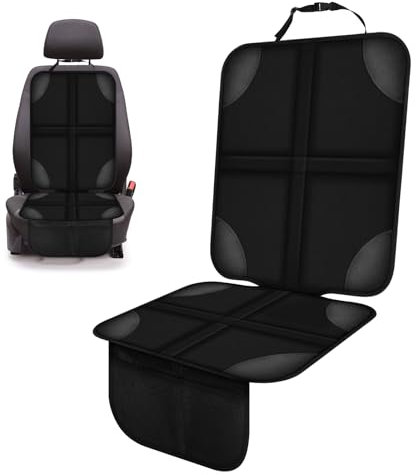 TOSAVGA Protecteur de Siège de Voiture Isofix, Housse de siège Auto imperméable et antidérapante, avec Poches Organisateur, Imperméable et Antidérapant Protège Siège Oxford pour SUV, berline, Coffre