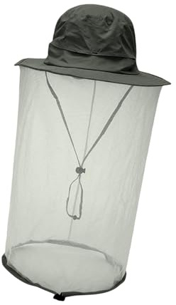 dzqad Sombrero Mosquero | Sombrero de con Protector con Malla - Cubrenuca Transpirable con Ajuste de Cordón Accesorio de Unisex para Apicultores