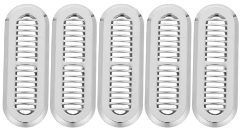 WATIIFUFU Tapa de Rebose de Lavabo de 5 Piezas Cubierta Antidesbordamiento Filtro de Malla Fina Inserto Largo para Fregaderos de Cocina y Baño Accesorio para Desagüe