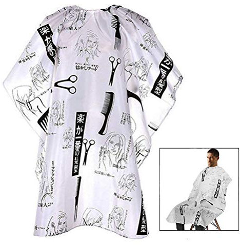 iwobi Blouse de Salon de Coiffure, Cape de Cheveux Convient aux Salons de Coiffure et de Beauté