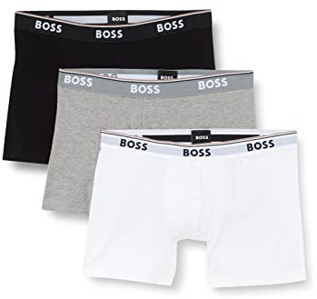 HUGO BOSS Herren Trunk 3p Co/EL Boxershorts, Assorted 999, XL