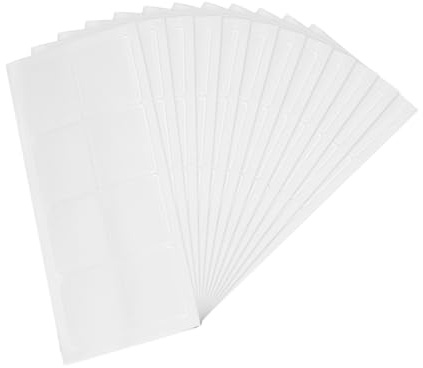 PATIKIL Necklace Chain Adhesive Pouch, 120 Pcs Strong Self-Adhesive Necklace Chain Pockets for Necklace Display Cards Plastic Jewelry Bag Holder for Bracelets, Earrings, Rings, Transparent