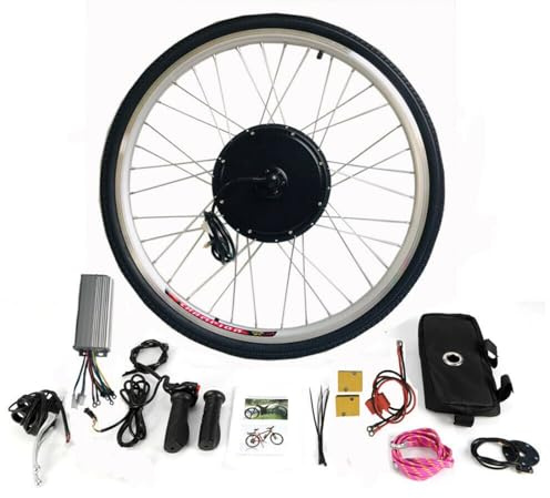 HOARLICN bakhjul elektrisk konverteringssats e-cykel nav LED-kit elektrisk cykel motor lämplig för 28 tums