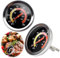 2Pcs Smoker Thermometer BBQ Charcoal Gas Grill Gauge Temperature Dial 52MM Stainless Steel Oven Barbecue Thermometer for Weber Char-Broil Kamado Outback Charmglow and More
