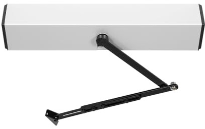 Ouvre-porte rotatif automatique 50 W - Ouvre-porte électrique - Ferme-porte battante - Moteur de porte battante avec télécommande - Pour usage commercial et privé
