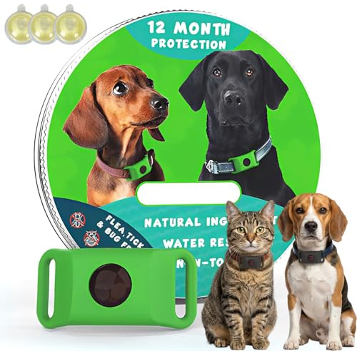 PawFectHaven Flea and Tick Pendant - 2026 New Natural Pet Anti-Parasite Collar Tag with 3 Replaceable Capsules, Long-Lasting Daily Protection, Lightweight Comfort Design for Dogs & Cats