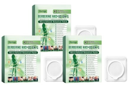 Naturliga bantningslappar Berberine NAD+, kroppskomfort 10 stycken, Berberine viktminskning