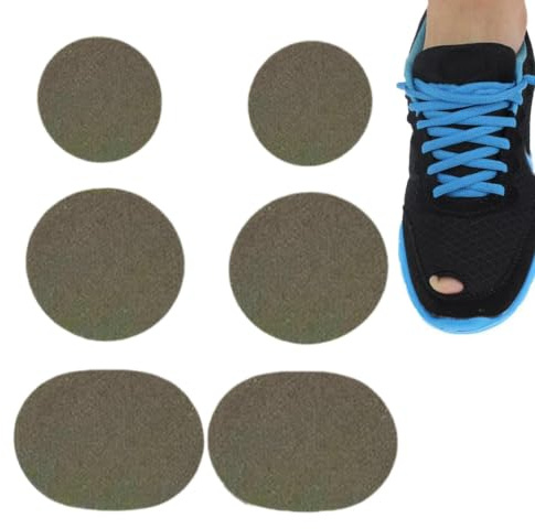 Plåster för 6 Stycken Självhäftande Skydd Mot Tågenombrott | Skohälsreparation Insatser för tå, sula, häl, kängor, sneakers, promenad, löpar, vandrings, arbets
