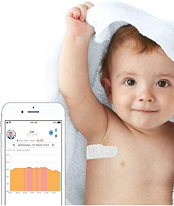 TUCKY termometro-patch intelligente - Dispositivo Medico - Monitoraggio continuo e remoto della temperatura