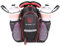 XPhonew Satteltasche für Fahrrad, mit zwei Flaschenbeuteln, wasserdicht, schwarz / rot