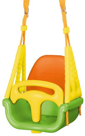Swingolino 3in1 Schaukel 40x30x44 cm gelb grün orange