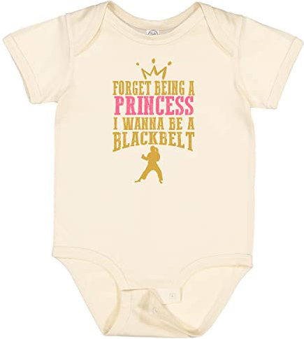 inktastic Karate Princess Girls Martial Arts Baby Bodysuit 12 Months Natural 3d0c0