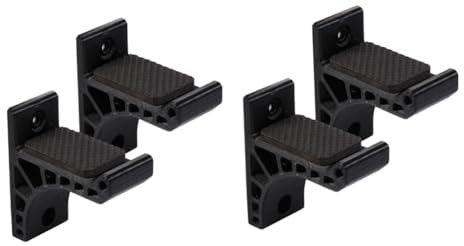 Toddmomy 4er Wandhalterung für Bögen, Bogenständer aus ABS, Schwarz, Traditioneller Bogen Recurve-Bogenständer, Wandbehang, Bogenzubehör