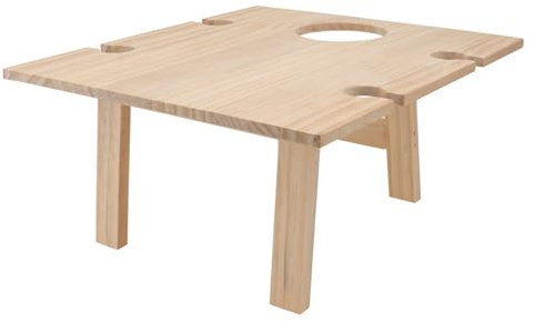 OFFSCH 1pièce Table Pliable Carrée pour Vin Table De Pique- Portable Et Pratique Idéale pour Événements Extérieurs Dimensions Accessoire De Camping Et Fête