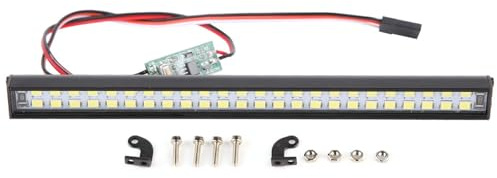 Lámpara de techo RC, 147x12x11,5mm Universal 48 piezas de cuentas de Lámpara de techo de alto brillo coche RC Crawler Plástico Barra de luz LED Accesorio de pieza para coche RC Crawler