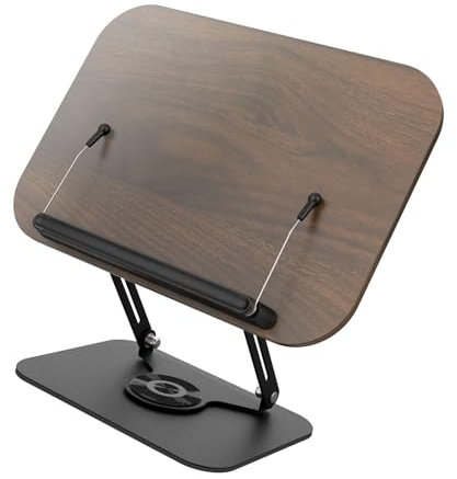 GMBYLBY Bureau Pliable pour Ordinateur Portable avec Base Pivotante À 360 Degrés pour Étudiants Professionnels