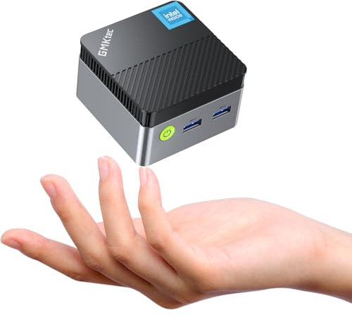 GMKtec G5 Mini PC N97(beat N150/N100/N95), Micro Computer, 12th Gen Intel Alder Lake N97 (up to 3.60GHz) 12GB DDR5 1TB Hard Drive/TF Card/USB3.2/HDMI*2 for Business, School, Office, Micro CP