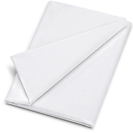 Wamkon 100 x 200 cm breit Bügelvlies, Weiß aufbügelbare Vlies Einlagestoff in Leichter Stärke (30g/m²) zum Nähen, Quilten, Basteln, Schneidern