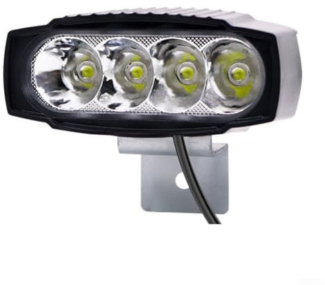 Luz delantera de bicicleta eléctrica 24V-60V LED faro impermeable foco para bicicleta eléctrica scooter ciclismo (4LED SM)