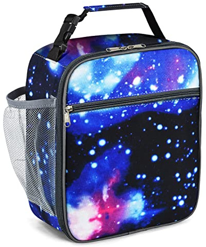 IWTTWY Insulated Lunch Bag Camo Cooler Bag Portable Carrying Lunch Box Bag for Boys Girls Women Men to School Office Outdoor (Stars)