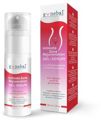 30 ml GYNEBAL Intim Antiaging Feuchtcreme für Wechseljahre und Scheidentrockenheit zur äußerlichen vaginal Anwendung - Creme ohne östrogen mit Hyaluron und Vit. C zur Verjüngung des Intimbereich