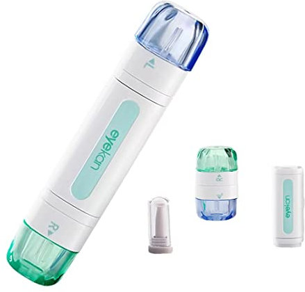 AITIME RGP Hard Contact Lens Case with Plunger, Semi-Scleral Design Lens Insert Tool and Remover, Portable Contact Lens care Storage Container Box, 4.3x1x1 (2021)