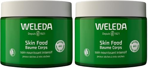 WELEDA Bio Skin Food Body Butter - vegane Naturkosmetik Körperbutter mit Sheabutter & Kakaobutter. Unisex Körperpflege Creme für Frauen & Männer zur Hautpflege von trockener & rauer Haut (1x 150ml)