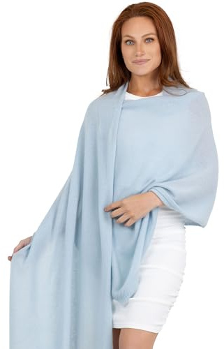 Velanio 100% Cashmere Shawl – Pashmina Cashmere Wrap Shawl for Women – Womens Extra Large Scarf Stole for Travel