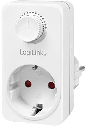 LogiLink Adaptateur de Douille avec variateur d'intensité (molette de réglage), 1 pièce, PA0151
