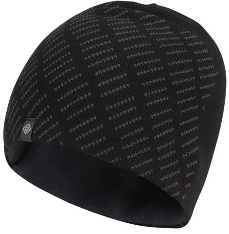 Ronhill Men's Classic Beanie, Black/Charcoal, One Size UK