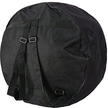Tragbare Schwarze Bass Drum Tasche Aufbewahrungstasche für 22''24''25'' Bass Drum, 24 Zoll