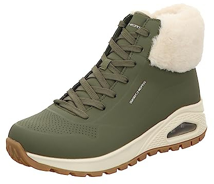 Skechers Uno Rugged Fall Air, Botas Mujer, Olive, 38 EU