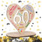 Gästebuch Geburtstag 60, Holzschild Gästebuch 60 Geburtstag Männer Frauen mit 60. Geburtstag Konfetti,Geschenke zum 60 Geburtstag Mann,Geburtstagskarte 60
