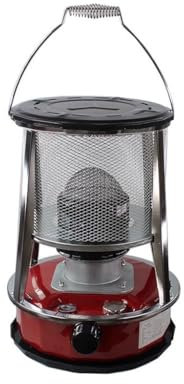 Calentadores de Espacio Estufa de Petróleo, Calentador Móvil, Calentador de Queroseno Eficiente Portátil for Espacios Interiores, Calefacción Móvil Sin Electricidad en el Interior (Color : Red 4.6L)