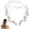FAIRYGATE Haarreifen Braut Tiara Schmuck Stirn Haarband Boho Haarschmuck Stirnband Festival Hochzeit Kopfschmuck für Frauen und Mädchen 4924