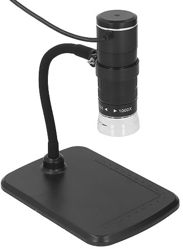 50–1000-fache Vergrößerung, Digitales Hand-Münzmikroskop, Staubdicht, Beschlagfrei, Integriertes Design, Unterstützt TV-Monitor für Studenten, Amateure, Elektronenmikroskop-Tests