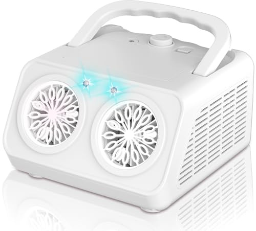 Macchina Bolle di Sapone, Spara Bolle di Sapone Automatico, 22000+ Bolle al Minuto, 2 Velocità, Giochi da Esterno per Bambini, Compleanno Gadget Matrimonio (Bianco)