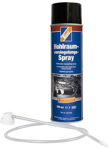TECHNOLIT Hohlraumversiegelung-Spray 500 ml inkl. Sprühschlauch, Hohlraumschutz, Konservierer, Rostschutz