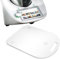 VMUTGA Tabla Deslizante para Thermomix TM6/TM5, Acrílica Base con Muesca y asa de Transporte, Fácil de Mover, Blanco