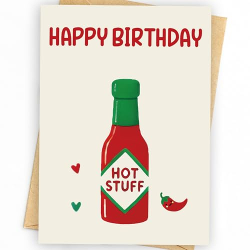 FeliBebe Funny Birthday Card for Boyfriend, Men, Husband, Women,Girlfriend, Happy Birthday Gifts Idea Decorations for Wife Fiance Him or Her Bestie